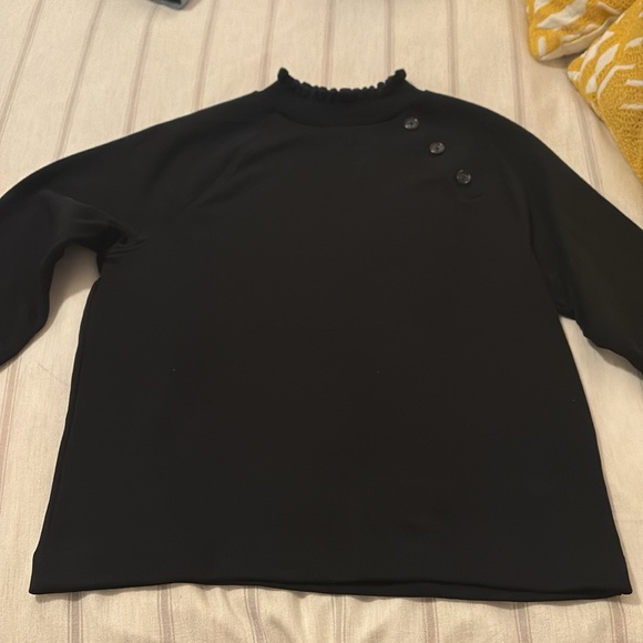 Loft knit black top size S - Picture 1 of 7